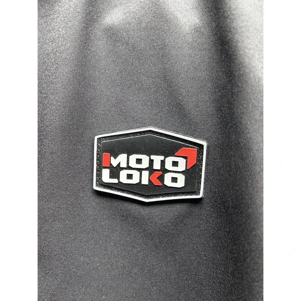 Moto Loco YL Kids Black Softshell Motorcycle Dirt Bike Racing Jacket “Tyler 617”